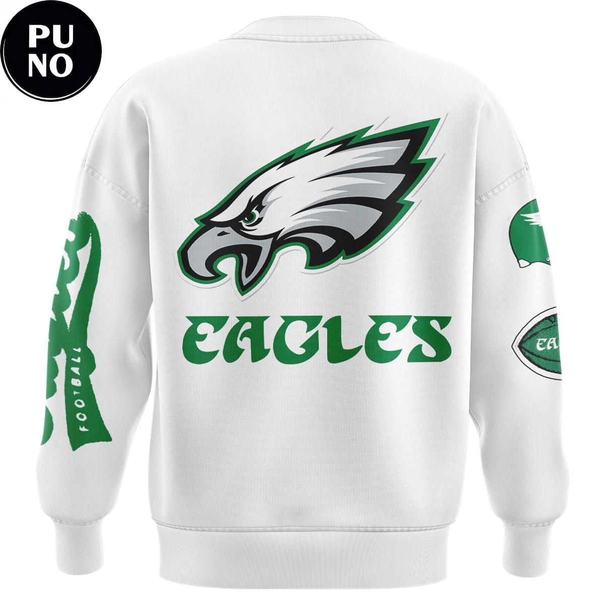 Philadelphia Eagles NFL White Iconic 2026 Hoodie Shirt
