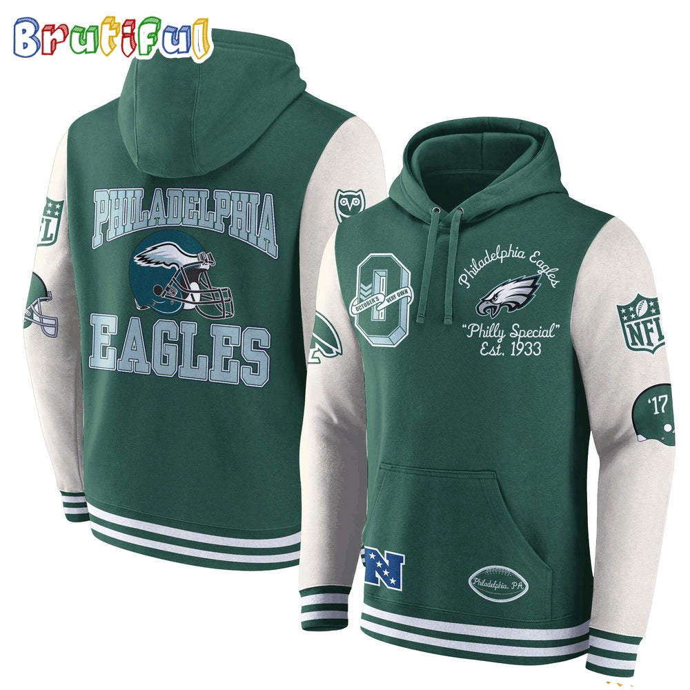 Philadelphia Eagles OVO Full Snap Shirt Own NFL Winter ’23 Collection Hoodie