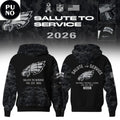 Philadelphia Eagles x Salute to Service 2026 Camo Hoodie
