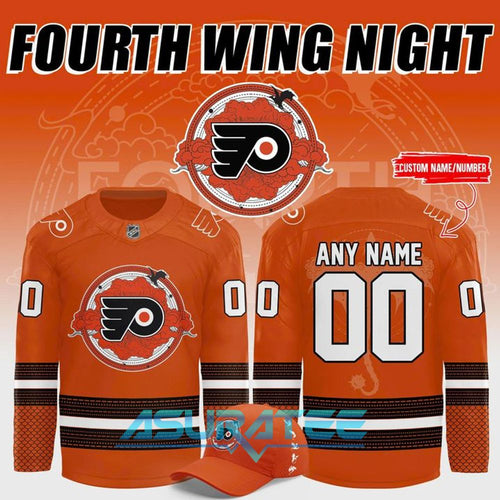 Philadelphia Flyers 2026 Fourth Wing Night Limited Edition Hockey Jersey