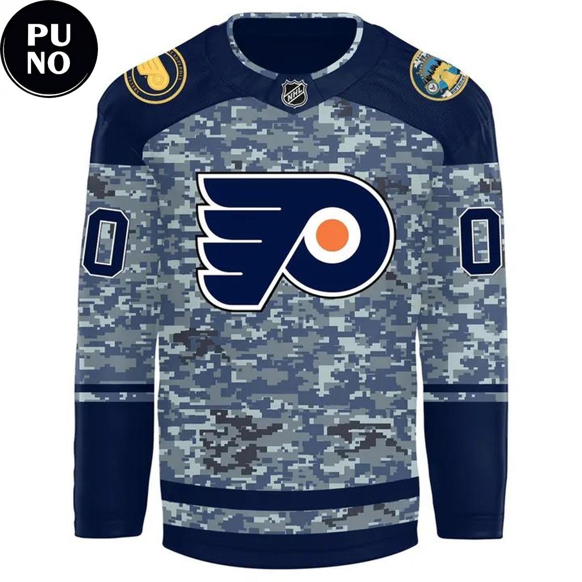 Philadelphia Flyers 2026 Navy 250th Anniversary Night Personalized Hockey Jersey