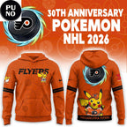 Philadelphia Flyers 30th Anniversary Pokemon 2026 Hoodie T-Shirt