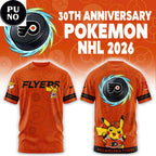 Philadelphia Flyers 30th Anniversary Pokemon 2026 Hoodie T-Shirt