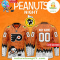 Philadelphia Flyers 75th Anniversary Peanuts Hockey Jersey