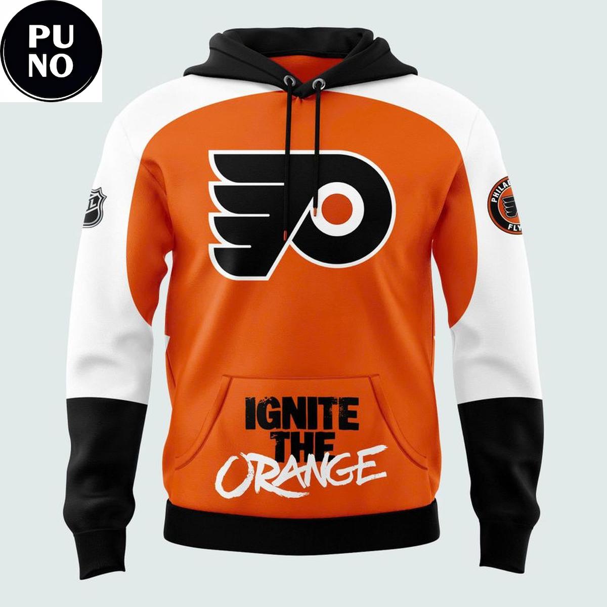 Philadelphia Flyers Ignite The Orange 2026 Playoffs Hoodie T-Shirt