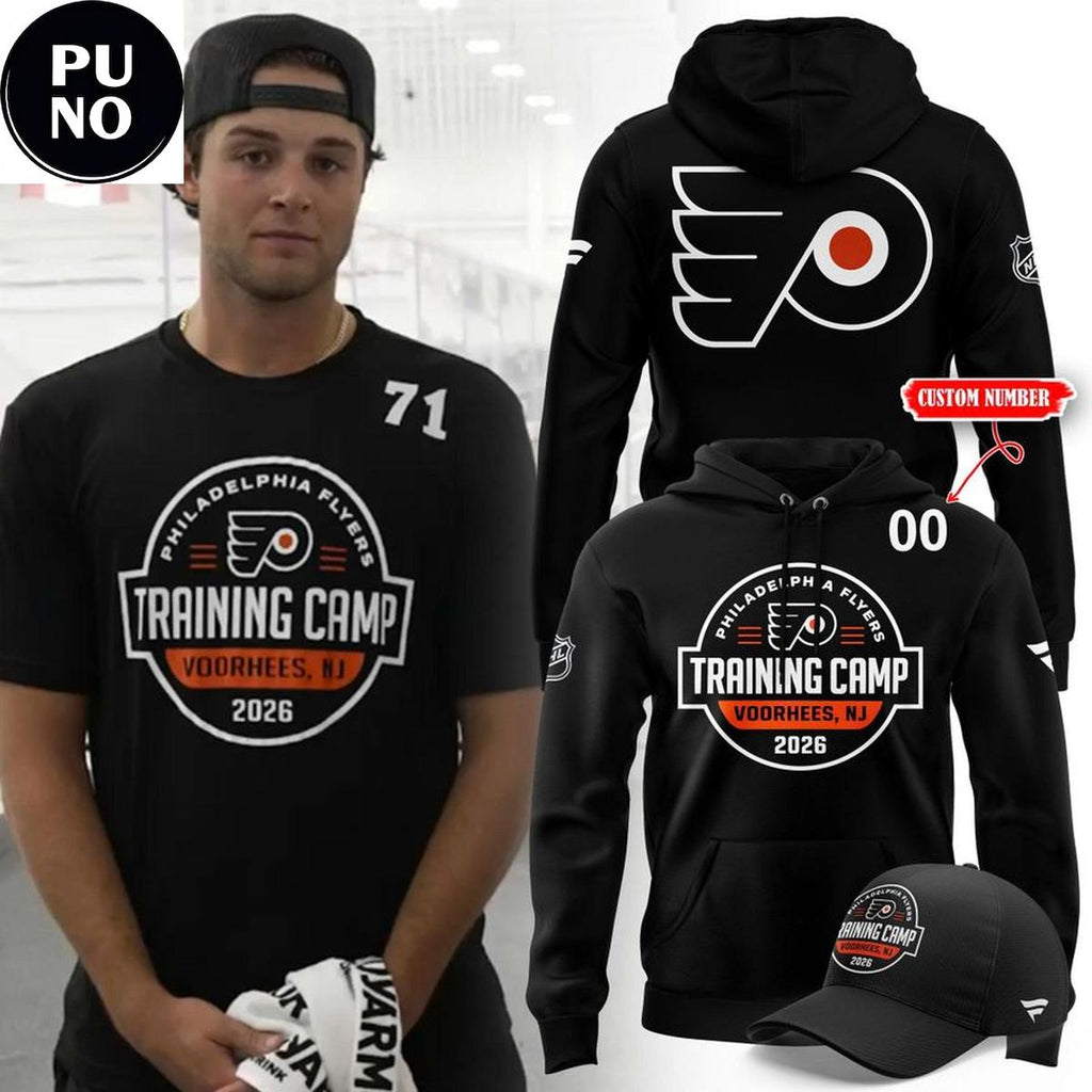 Philadelphia Flyers Training Camp 2026 Custom Number Hoodie T-Shirt