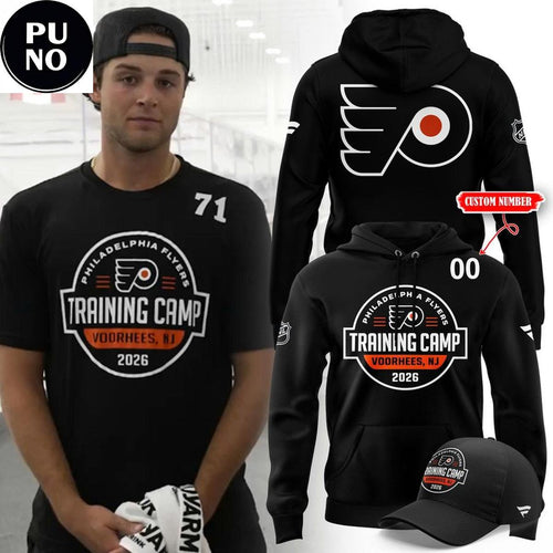 Philadelphia Flyers Training Camp 2026 Custom Number Hoodie T-Shirt
