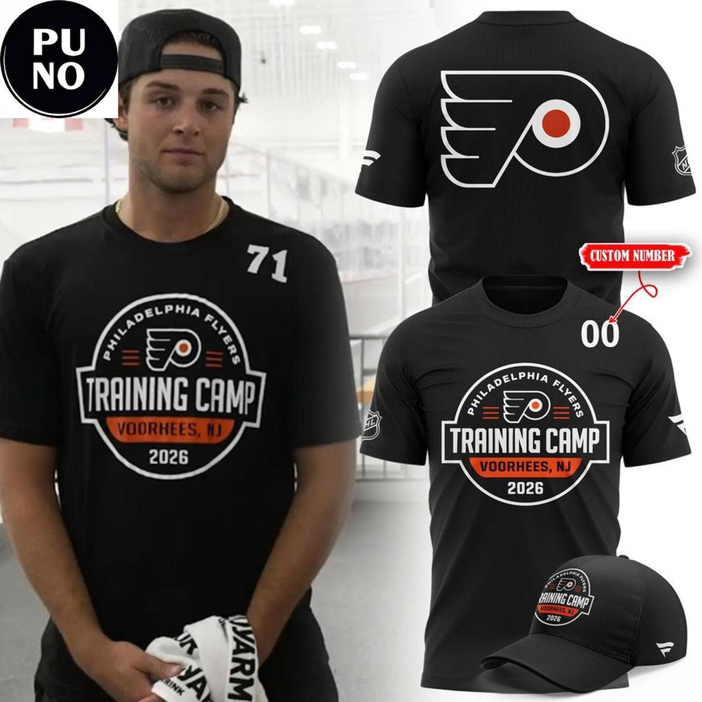 Philadelphia Flyers Training Camp 2026 Custom Number Hoodie T-Shirt