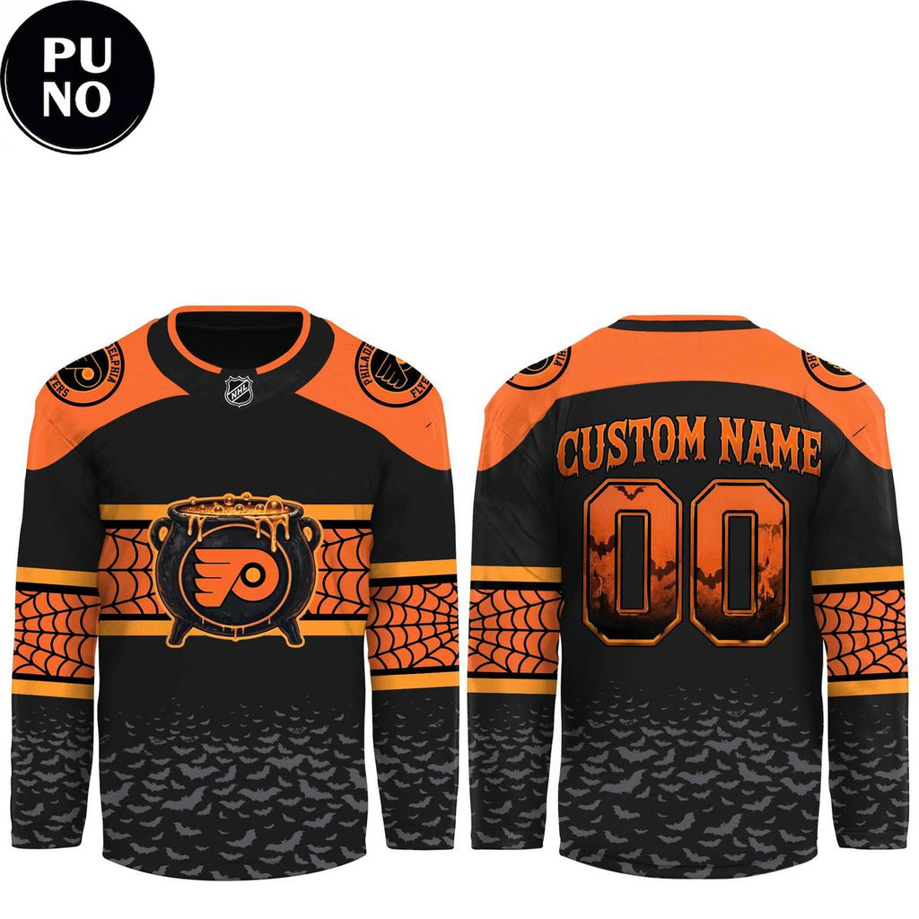 Philadelphia Flyers x Halloween Day 2026 Personalized Hockey Jersey