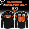 Philadelphia Flyers x Healthcare Appreciation Night 2026 Personalized Hockey Jersey