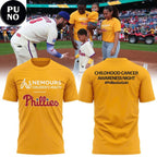 Philadelphia Phillies 2026 Childhood Cancer Awareness Day Hoodie T-Shirt