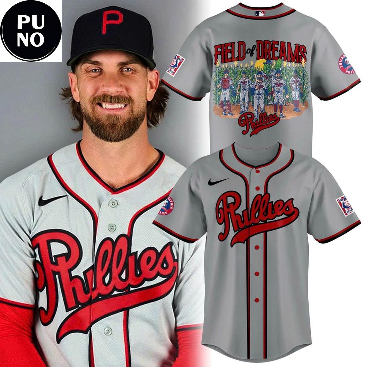 Philadelphia Phillies 2026 MLB Field of Dreams Game Baseball Jersey