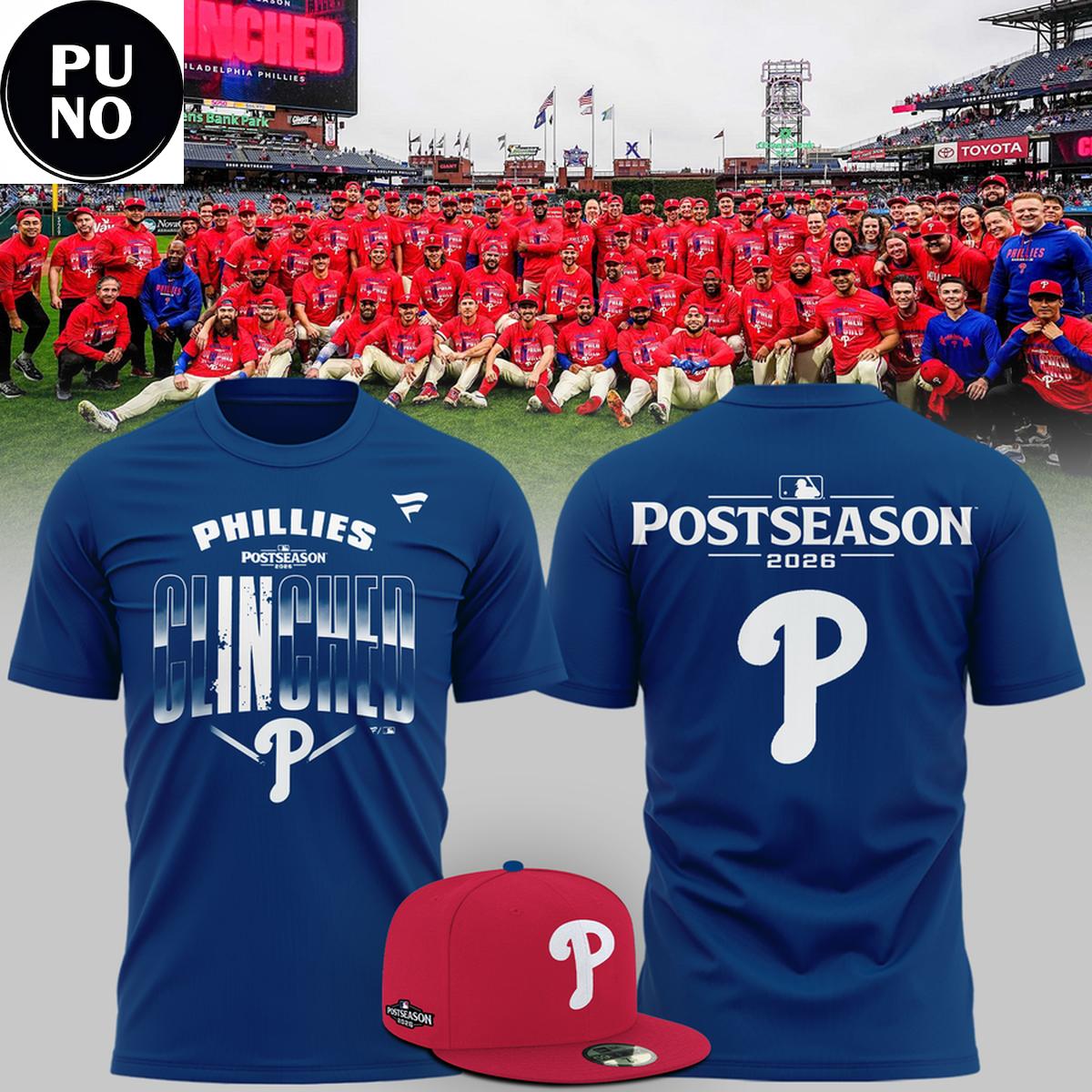 Philadelphia Phillies 2026 MLB Postseason Hoodie T-Shirt