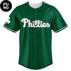 Philadelphia Phillies 2026 St Patrick’s Day Personalized Baseball Jersey