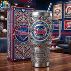 Philadelphia Phillies 40oz With Handle Yeti Tumbler