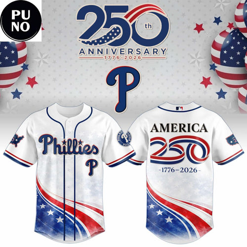 Philadelphia Phillies America 250 Anniversary 1776-2026 Baseball Jersey
