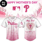 Philadelphia Phillies Happy Mother Day 2026 Personalized Baseball Jersey