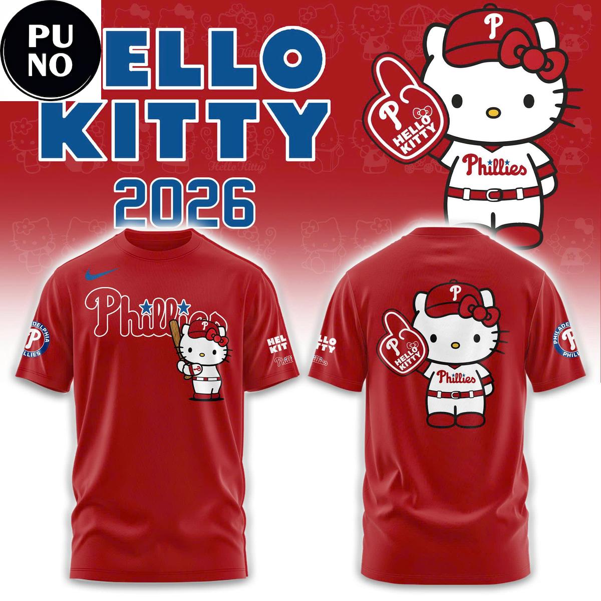 Philadelphia Phillies Hello Kitty Night 2026 Hoodie Shirt