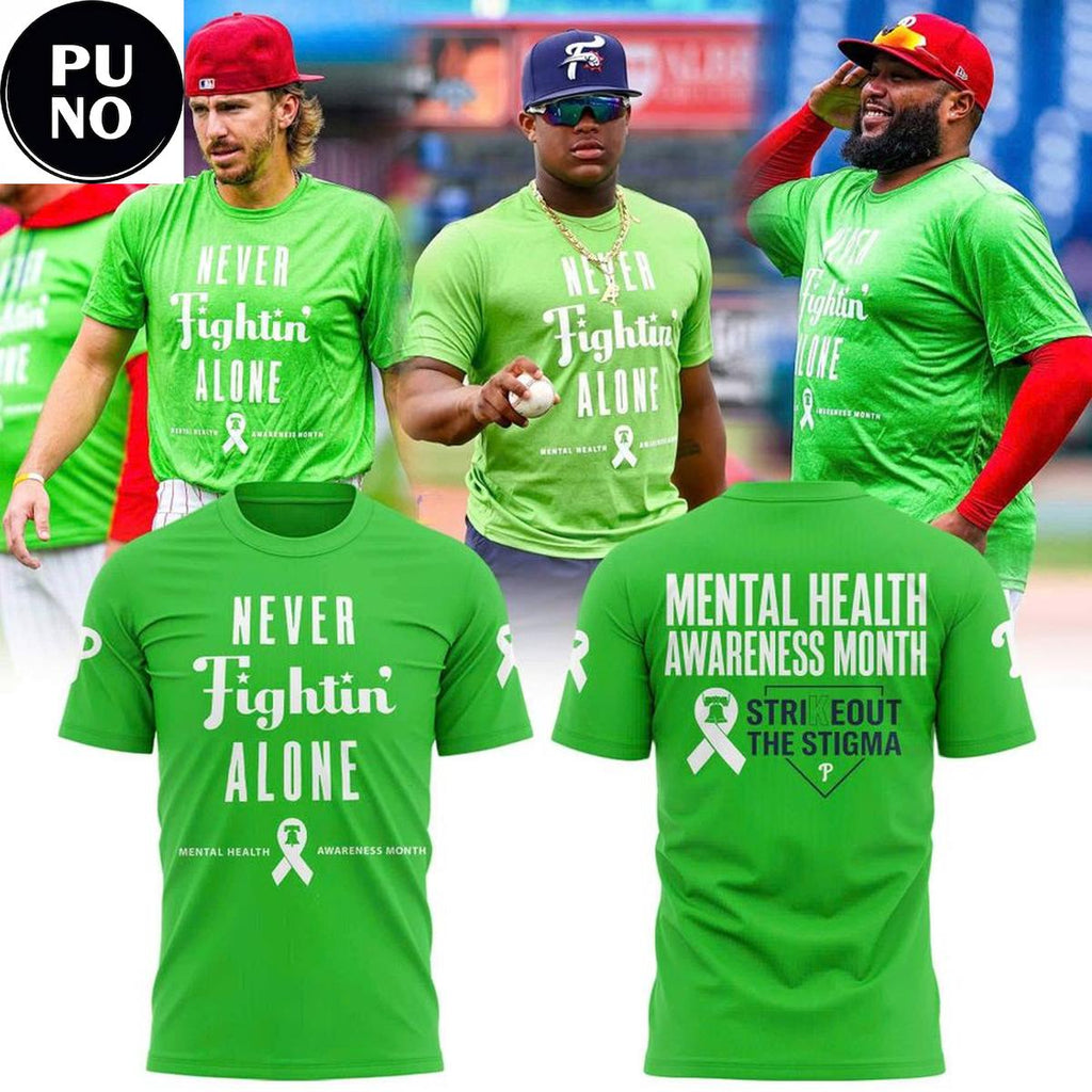 Philadelphia Phillies Mental Health Awareness Month 2026 Hoodie T-Shirt