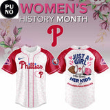 Philadelphia Phillies Women’s History Month 2026 Baseball Jersey