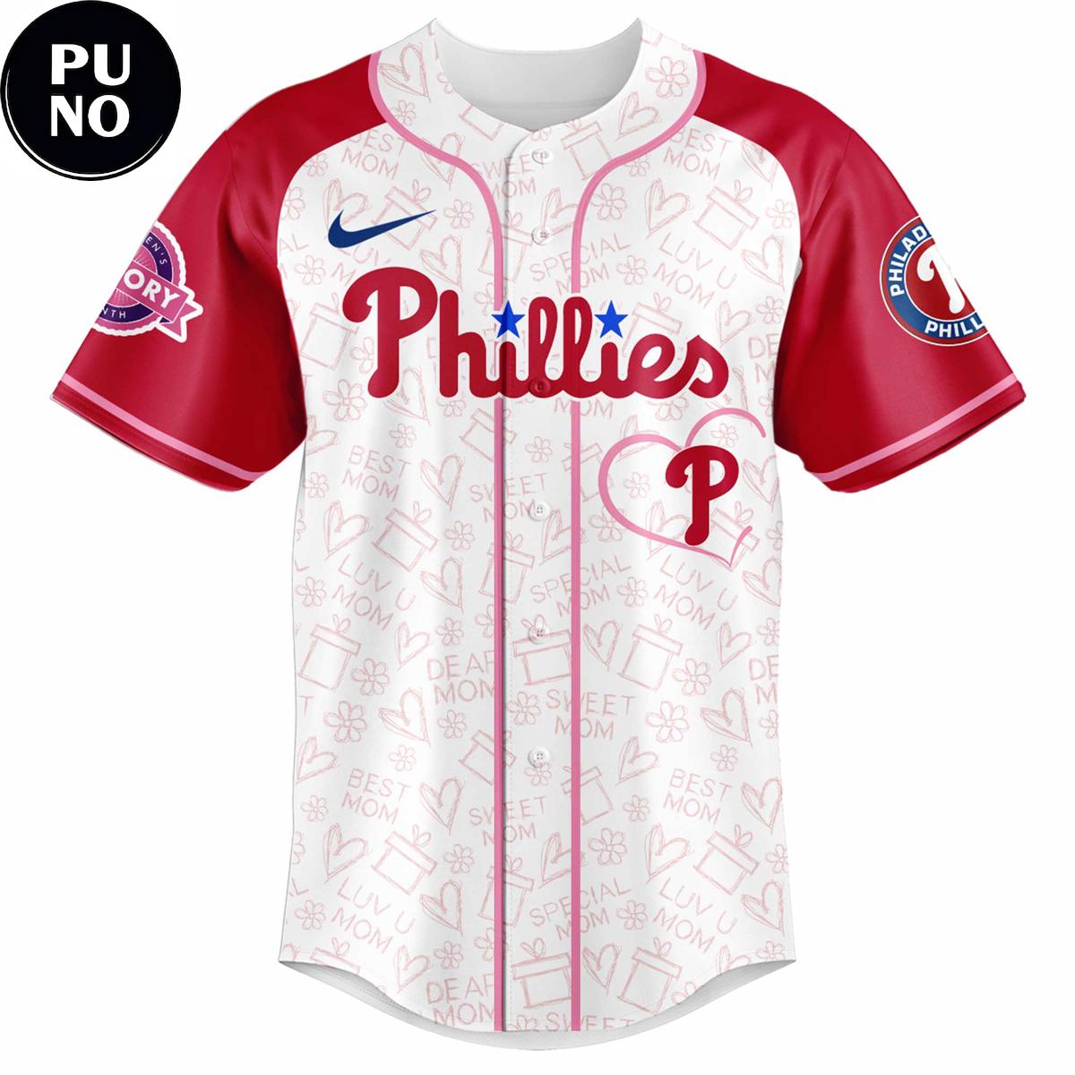 Philadelphia Phillies Women’s History Month 2026 Baseball Jersey