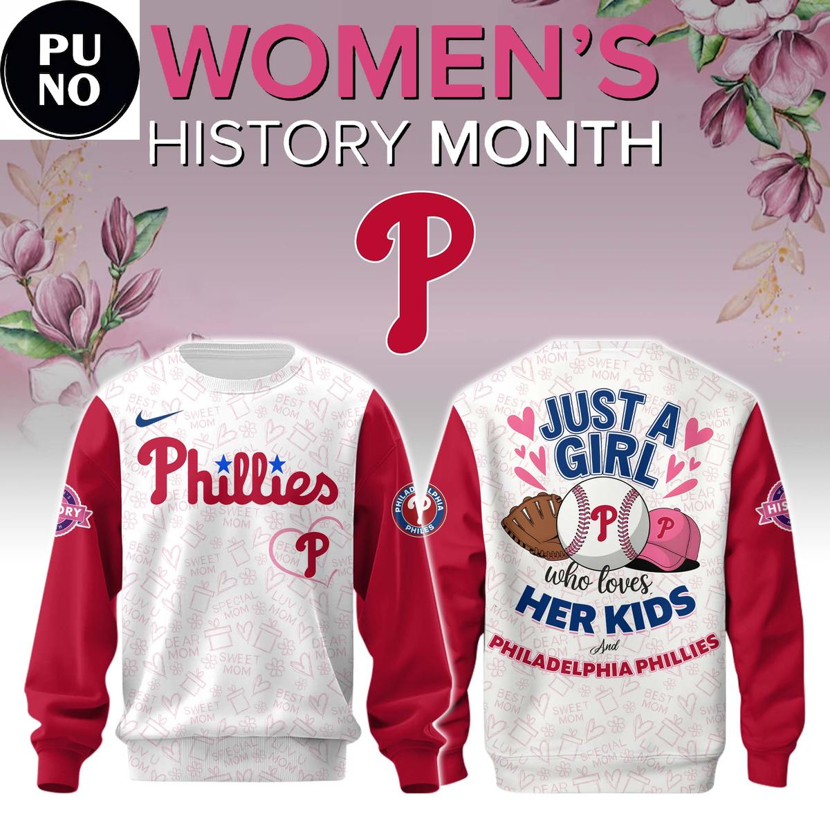 Philadelphia Phillies Women’s History Month 2026 Sweatshirt