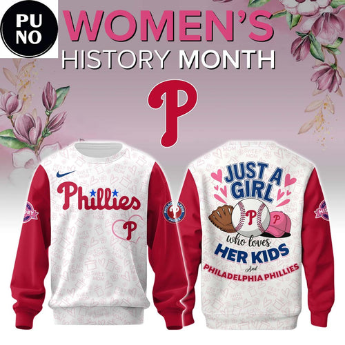 Philadelphia Phillies Women’s History Month 2026 Sweatshirt