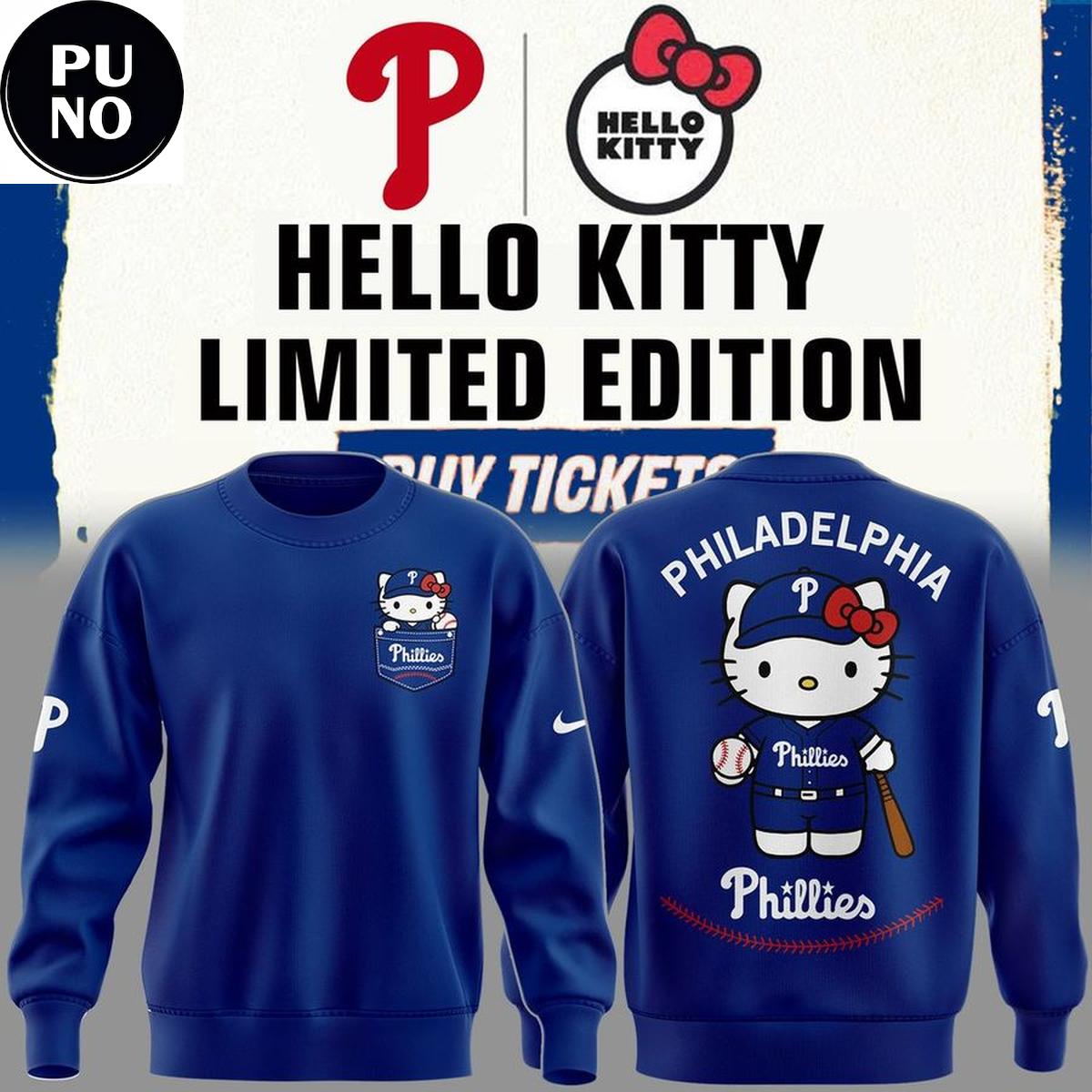 Philadelphia Phillies x Hello Kitty Night 2026 Hoodie T-Shirt