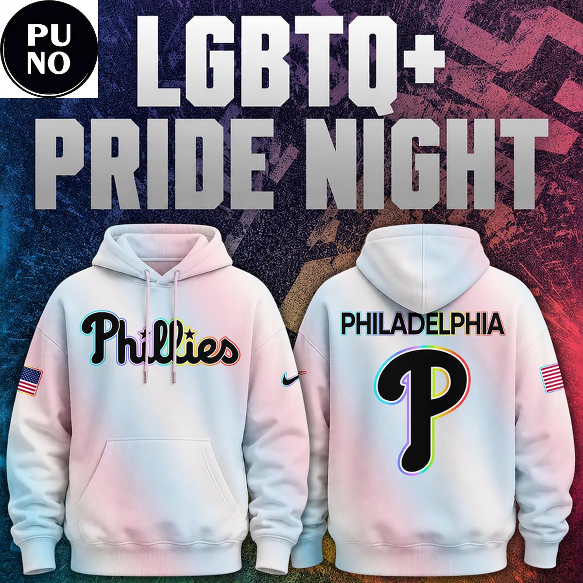 Philadelphia Phillies x LGBTQ+ Pride Night 2026 Hoodie T-Shirt