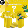 Philadelphia Phillies x Nemours Childhood Cancer Awareness Night 2026 Baseball Jersey