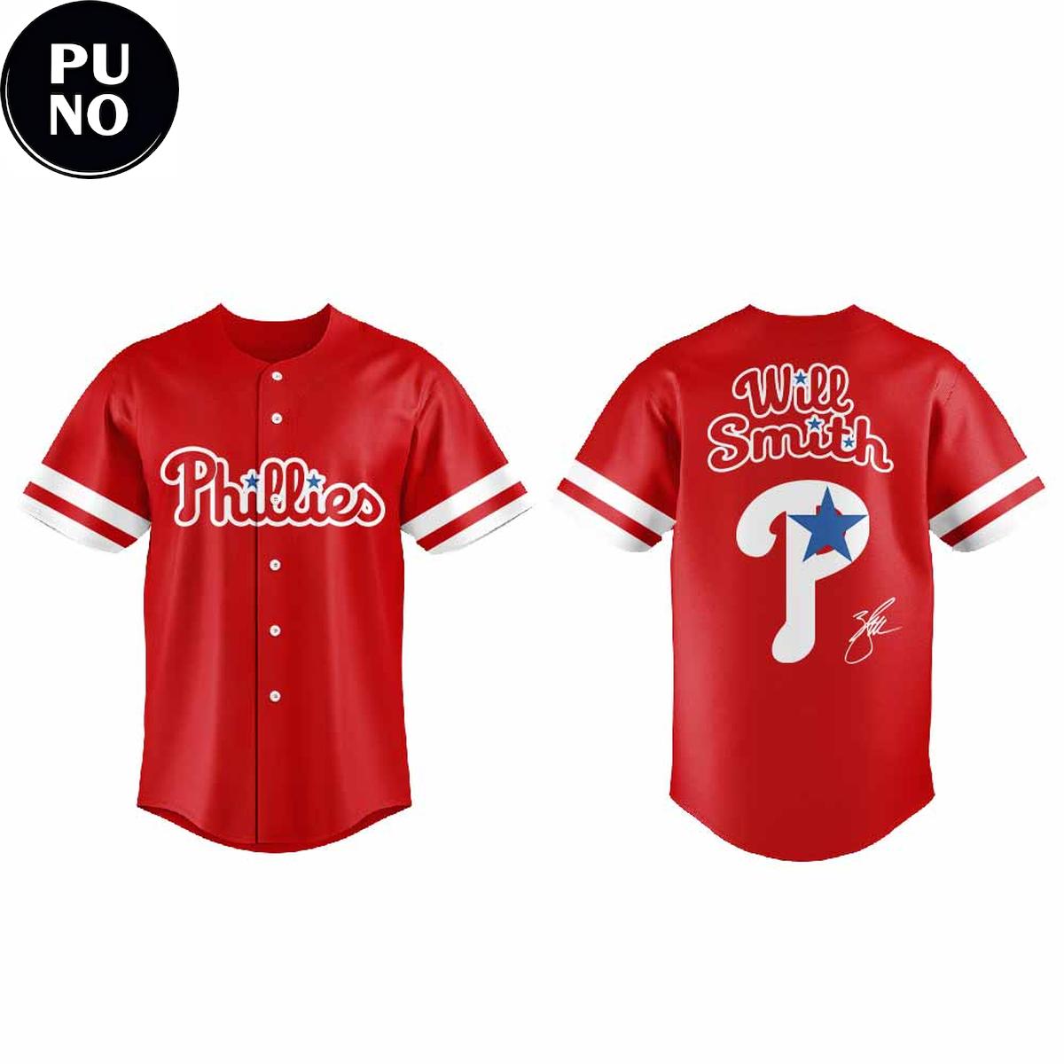 Philadelphia Phillies x Will Smith 2026 One Philly Unity Concert for America Baseball Jersey