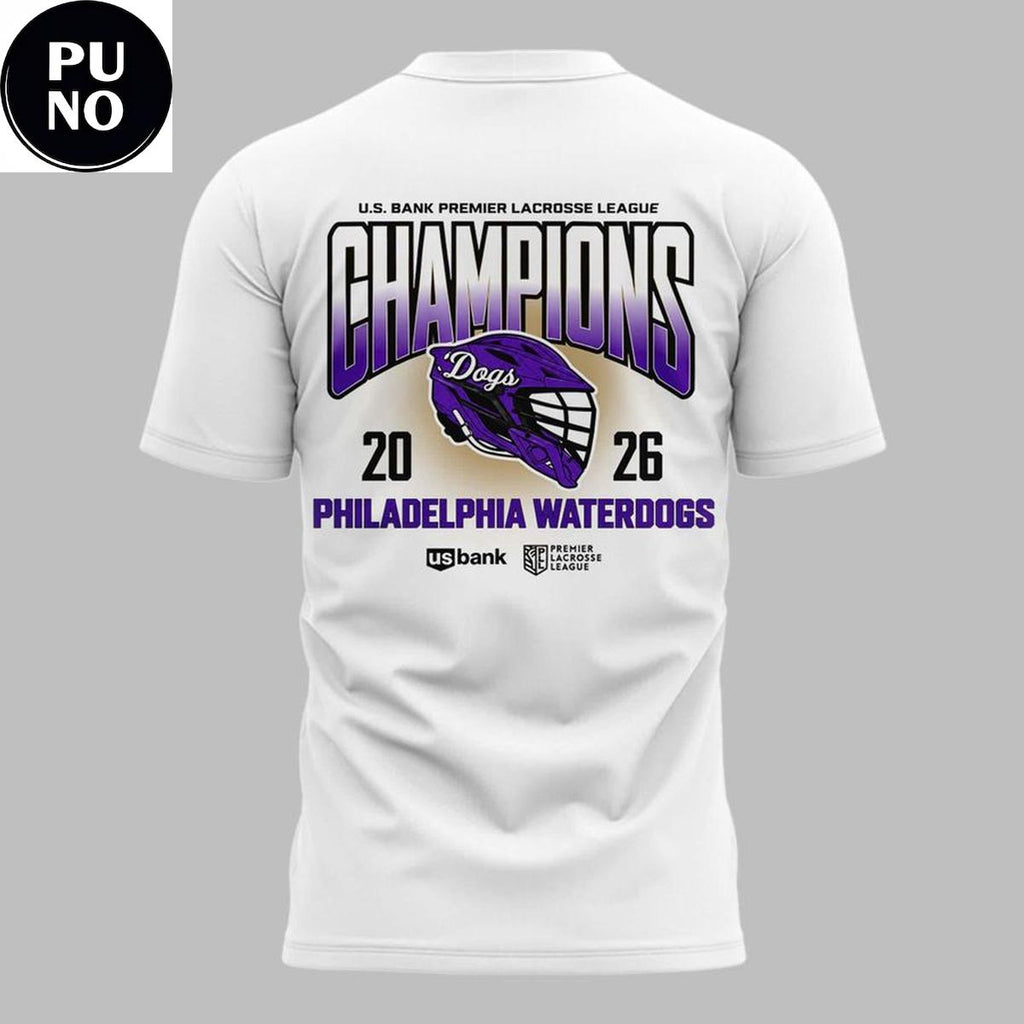 Philadelphia Waterdogs 2026 Premier Lacrosse League Champions T-Shirt