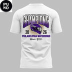 Philadelphia Waterdogs 2026 Premier Lacrosse League Champions T-Shirt