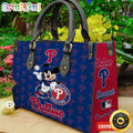 Philadelphia Phillies Mickey Women Leather Hand Bag