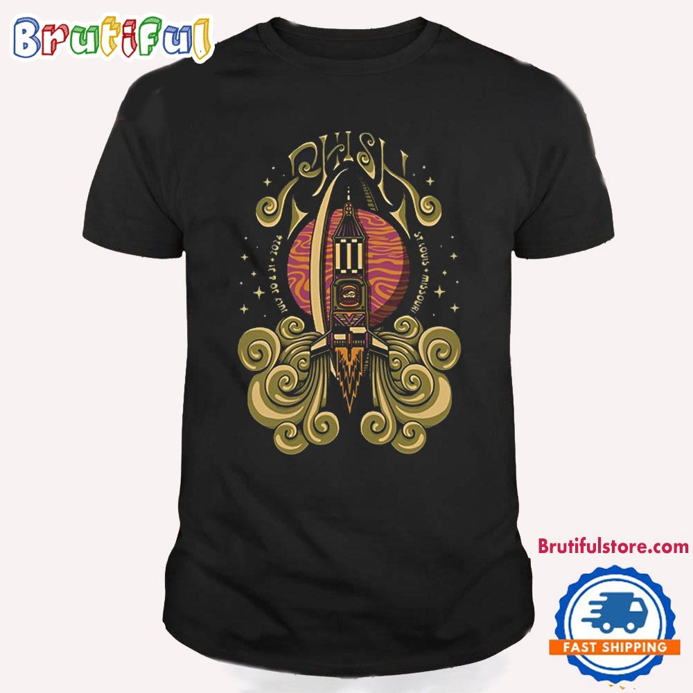 Phish Band Tour On July 30-31 2024 Live At Chaifetz Arena St Louis Mo T Shirt
