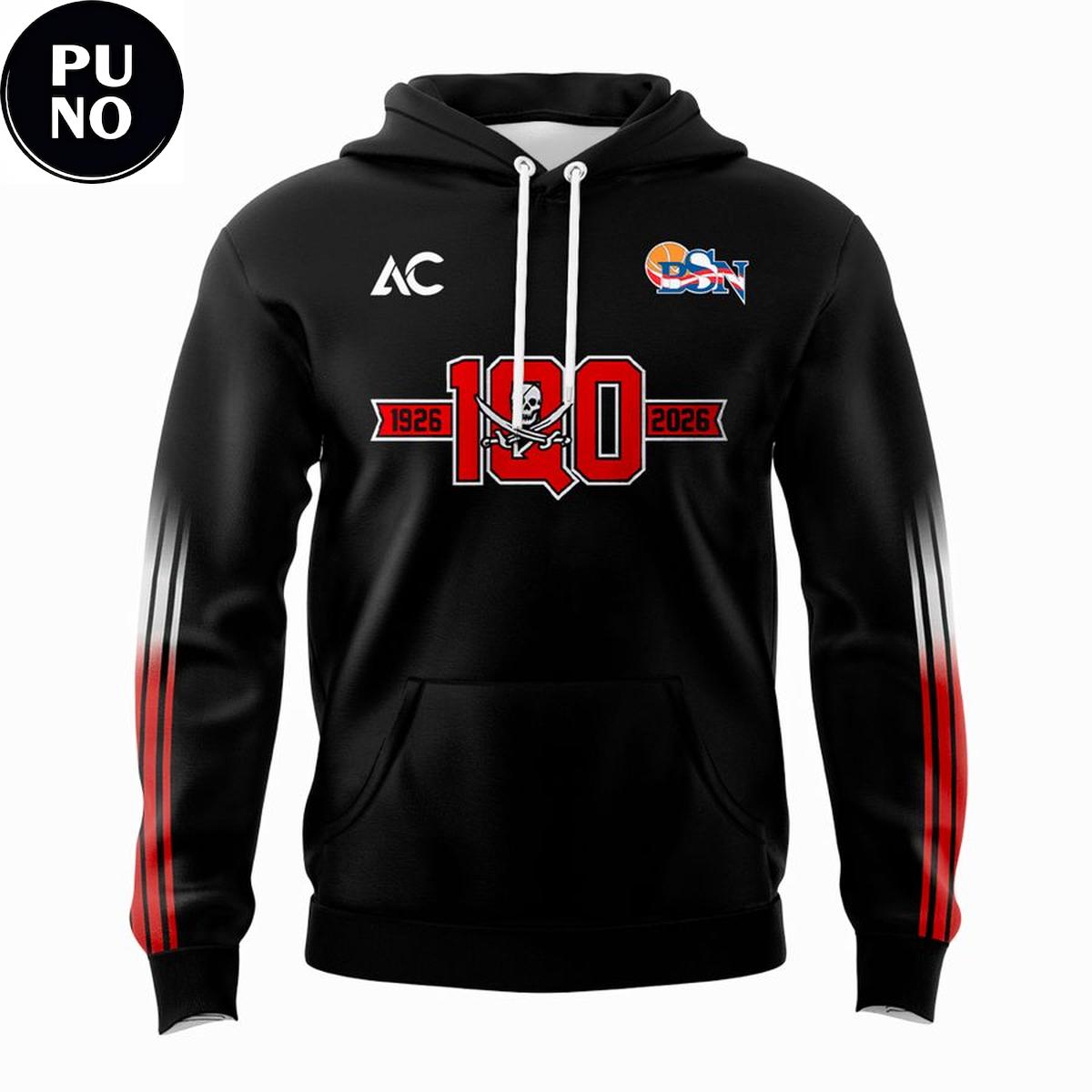Piratas de Quebradillas BSN 100 Years Anniversary Hoodie Shirt