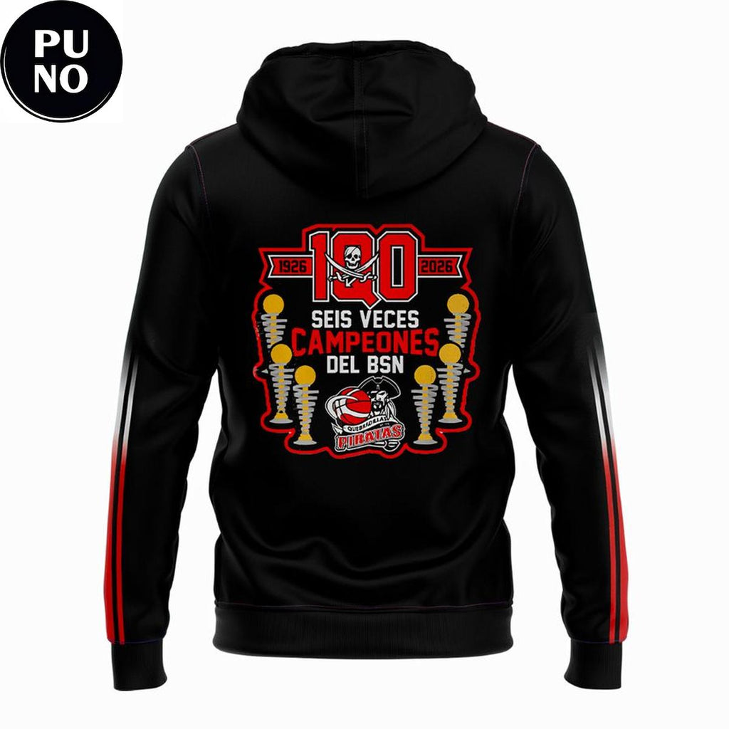 Piratas de Quebradillas BSN 100 Years Anniversary Hoodie Shirt