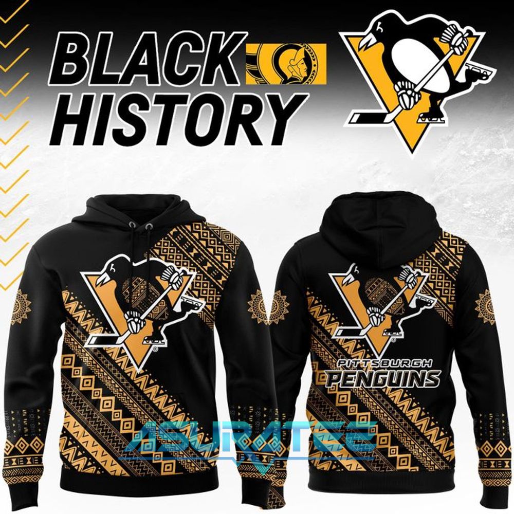 Pittsburgh Penguins 2026 Black History Month Special Hoodie