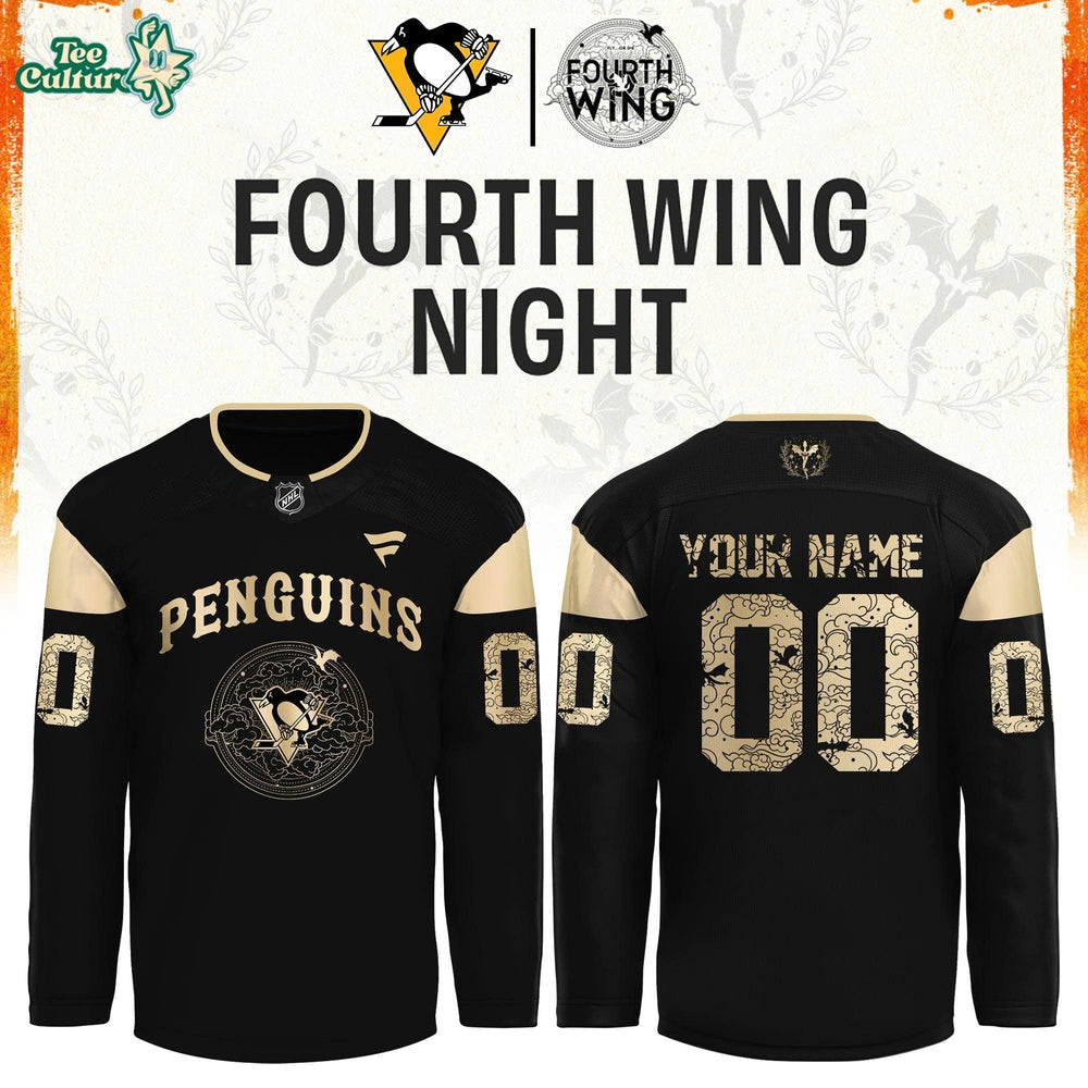 Pittsburgh Penguins 2026 Fourth Wings Night Special Hockey Jersey