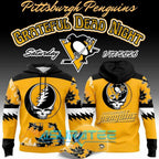 Pittsburgh Penguins 2026 Grateful Dead Special Hoodie, Cap