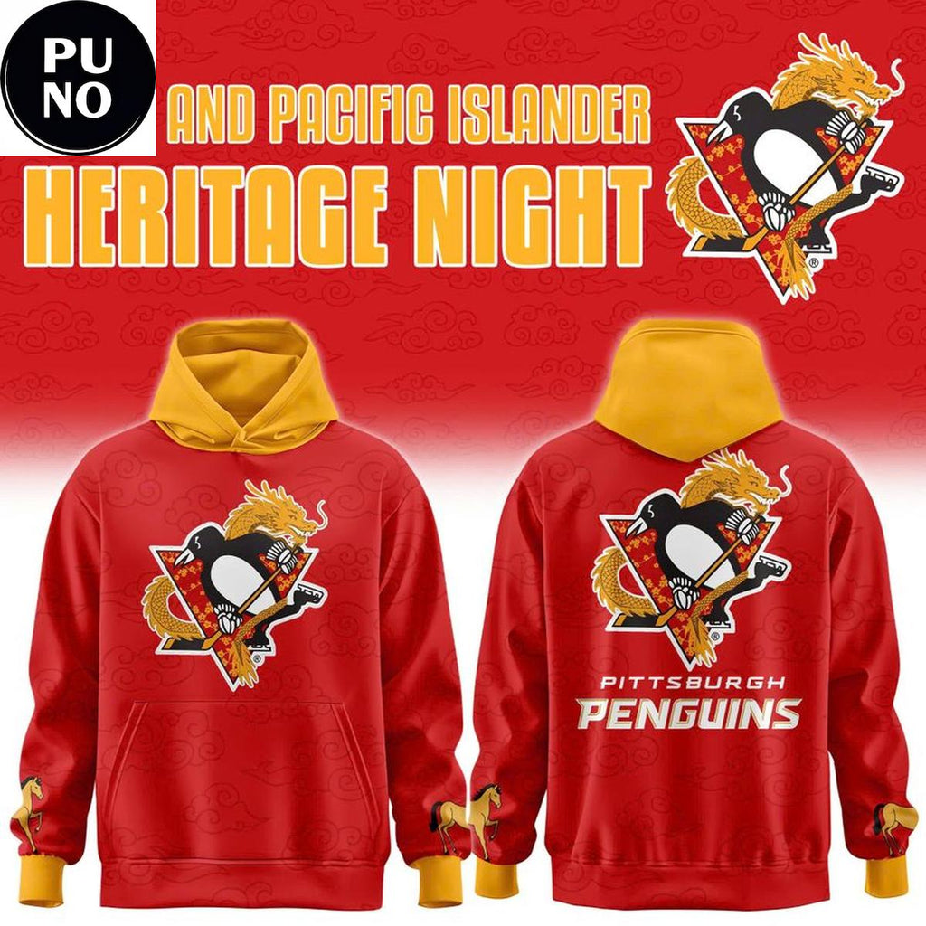 Pittsburgh Penguins Asian and Pacific Islander Heritage Night 2026 Hoodie T-Shirt