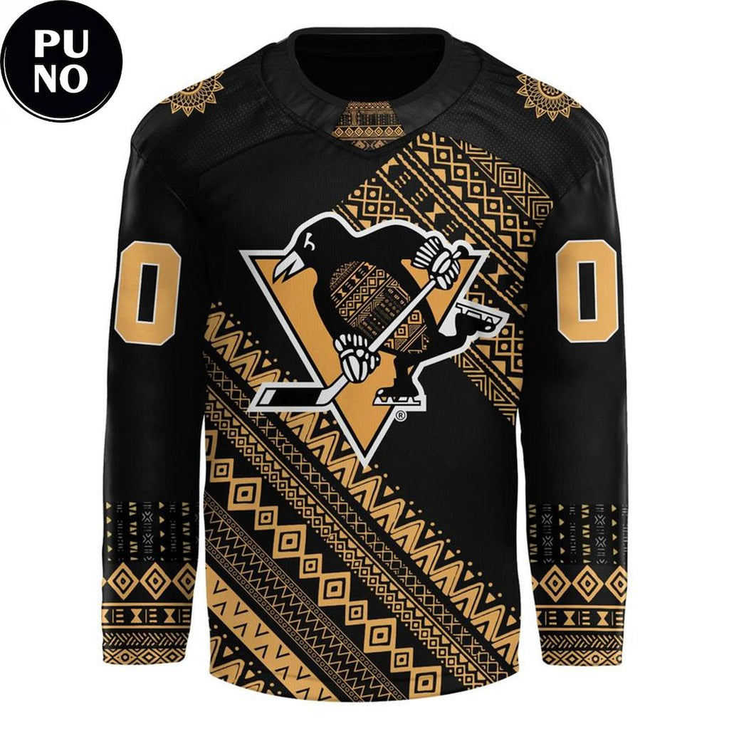 Pittsburgh Penguins Black History Month 2026 Personalized Hockey Jersey