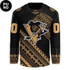 Pittsburgh Penguins Black History Month 2026 Personalized Hockey Jersey