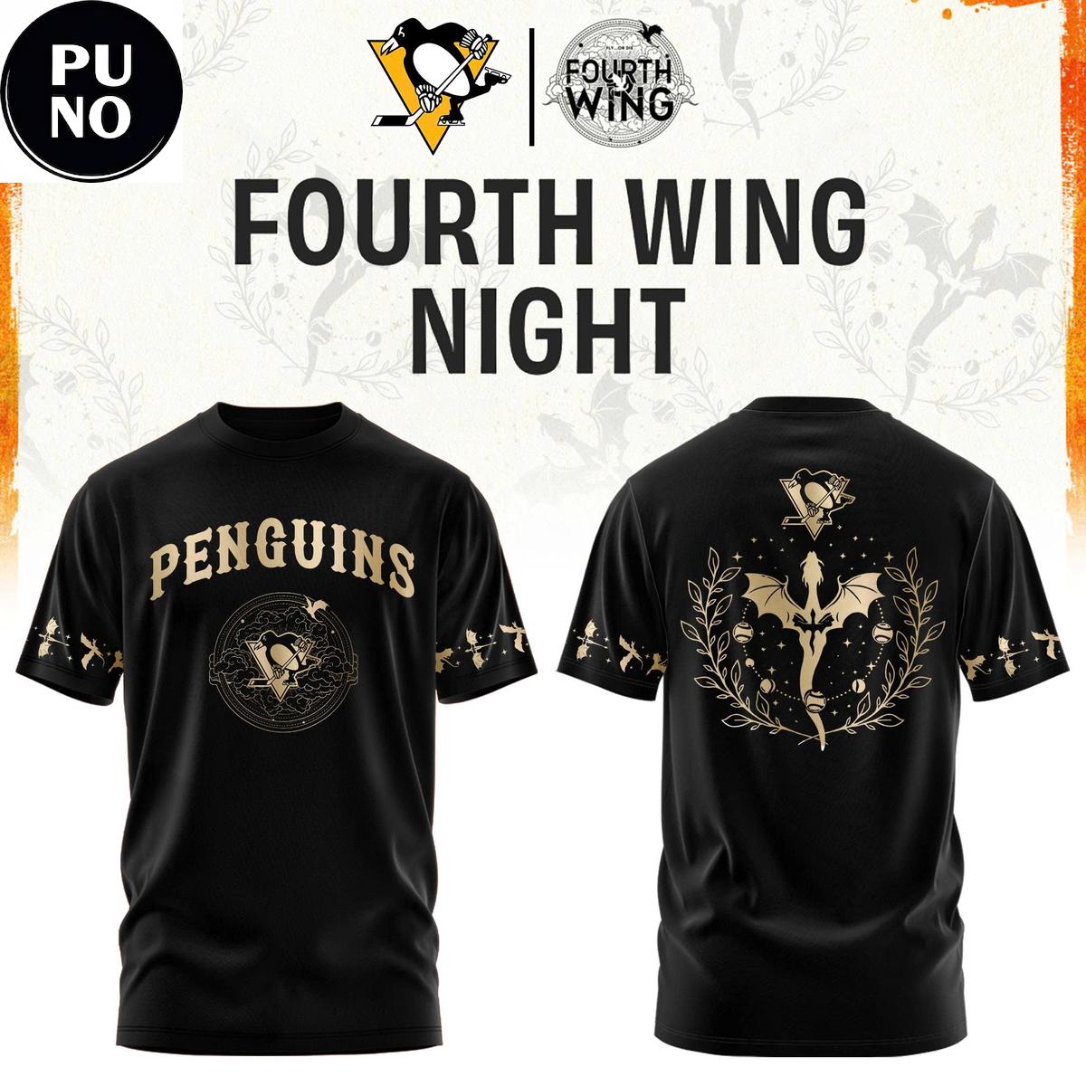 Pittsburgh Penguins Fourth Wings Night 2026 Hoodie T-Shirt