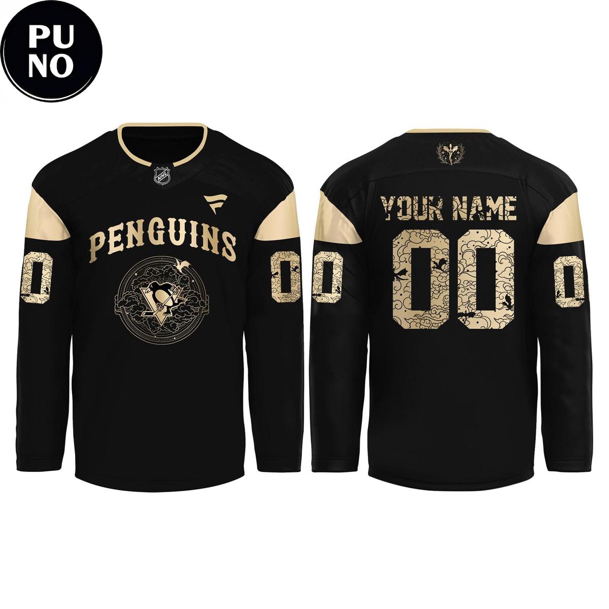 Pittsburgh Penguins Fourth Wings Night 2026 Personalized Hockey Jersey