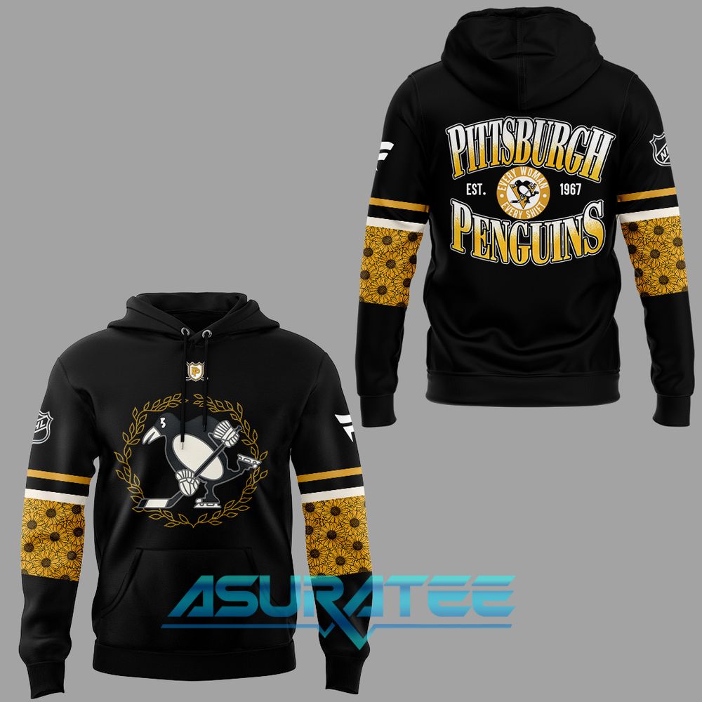 Pittsburgh Penguins Her Hockey Day Limited Edition Hoodie Set