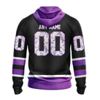Personalized NHL Pittsburgh Penguins Hoodie Special Black Hockey Fights Cancer All Over Print 3D Hoodie Unisex Hoodie