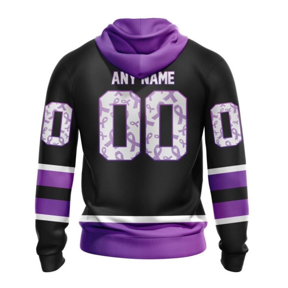 Personalized NHL Pittsburgh Penguins Hoodie Special Black Hockey Fights Cancer All Over Print 3D Hoodie Unisex Hoodie