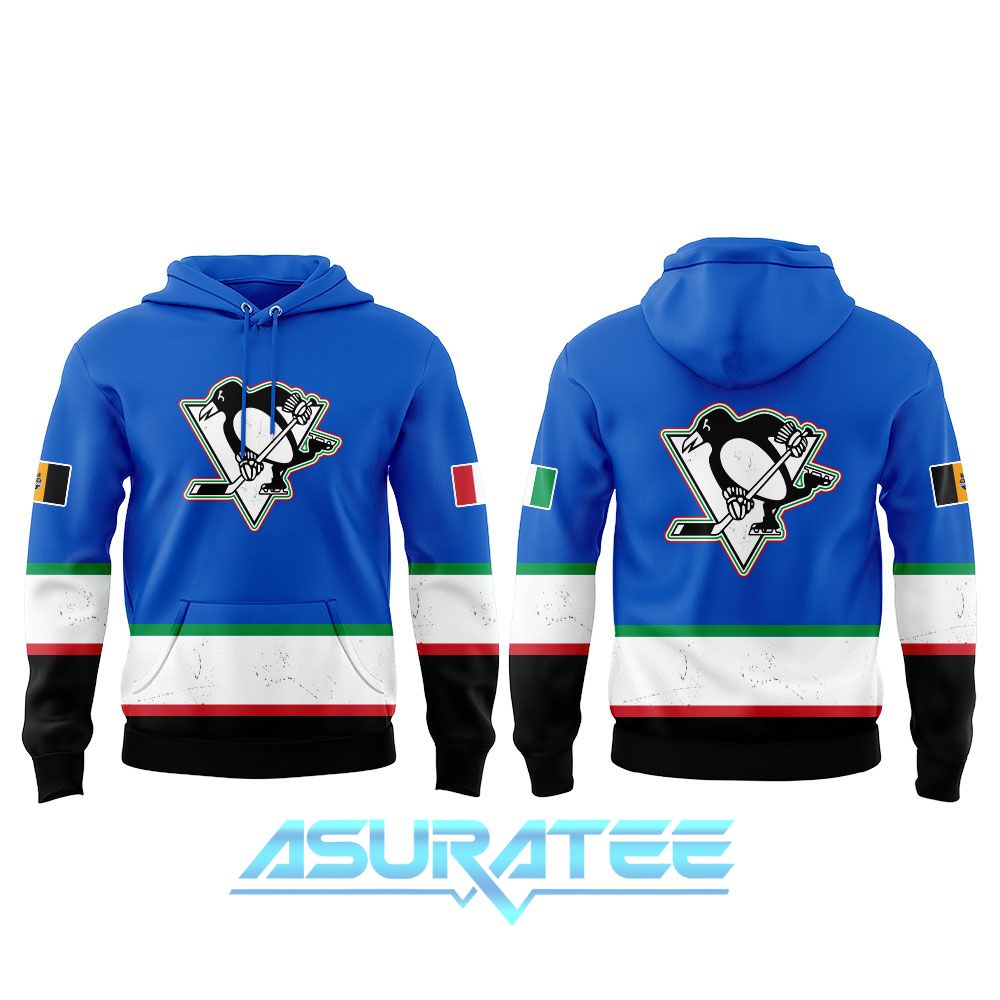 Pittsburgh Penguins Italyinz Heritage 2026 Special Hoodie Set
