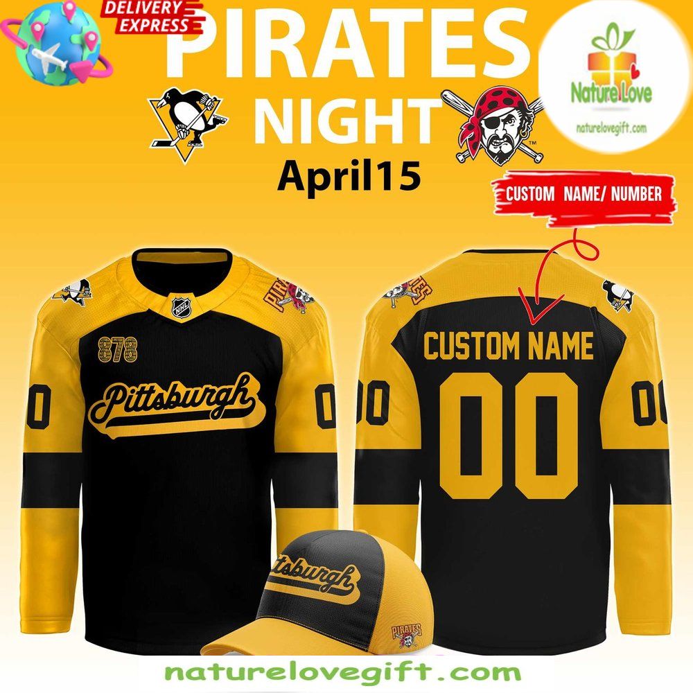 Pittsburgh Penguins 2026 Pirates Night Hockey Jersey